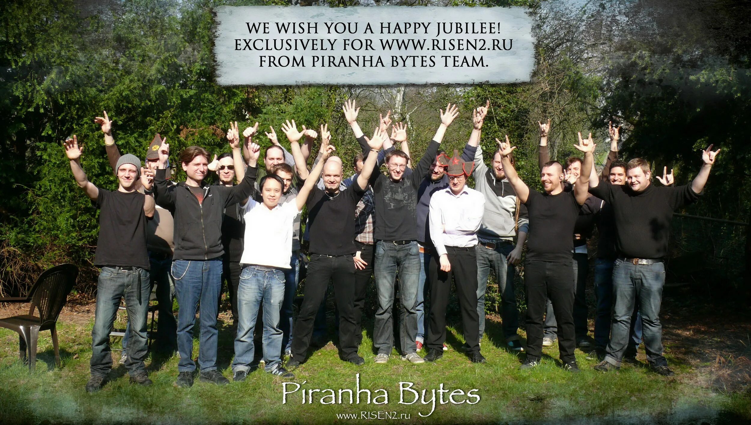 Piranha bytes закрылась. Пиранья байтс игры. Кружка piranha bytes. Piranha bytes разработчики. Разработчики пиранья байтс.