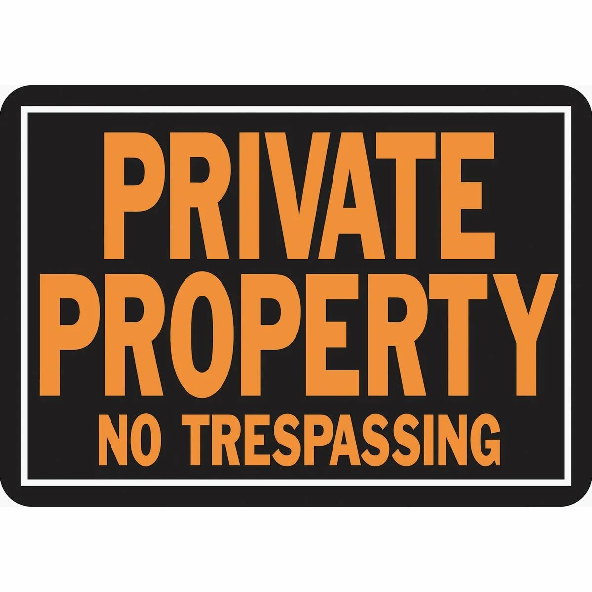 No property found for type. Trespassing. private property. private property sign. no trespassing this property is protected by video surveillance.