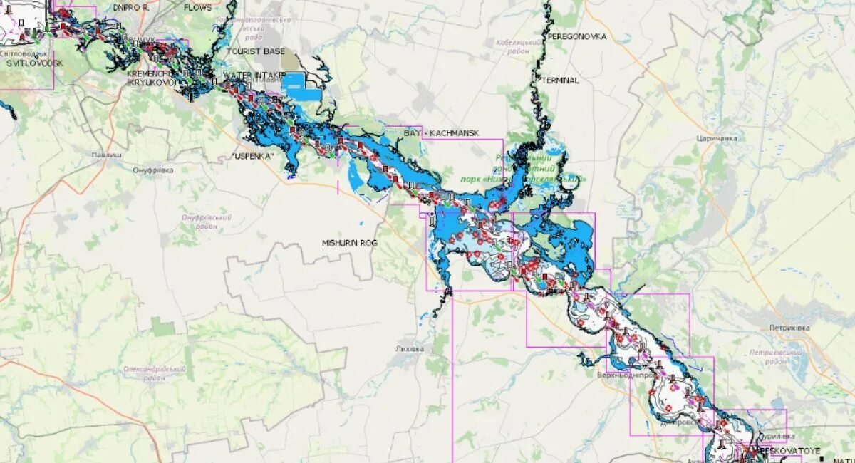 Водохранилища на Днепре на карте. Водохранилища Луганщины карта. Печенежское водохранилище на карте. Печенежское водохранилище на карте Украины.