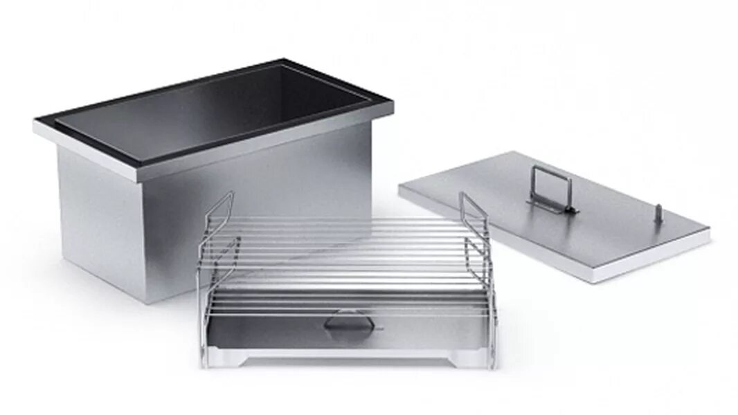 Коптильня grillux smoky proof взр1581. Коптильня smoky proof двухъярусная. Коптильня двухъярусная с гидрозатвором "smoky proof". Гриль с решёткой «nomad», 35х25 см. Коптильня смоки.