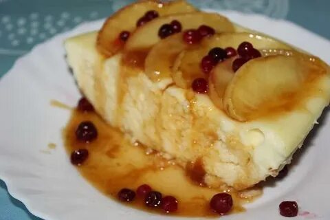 Запеканка с заливкой из сметаны