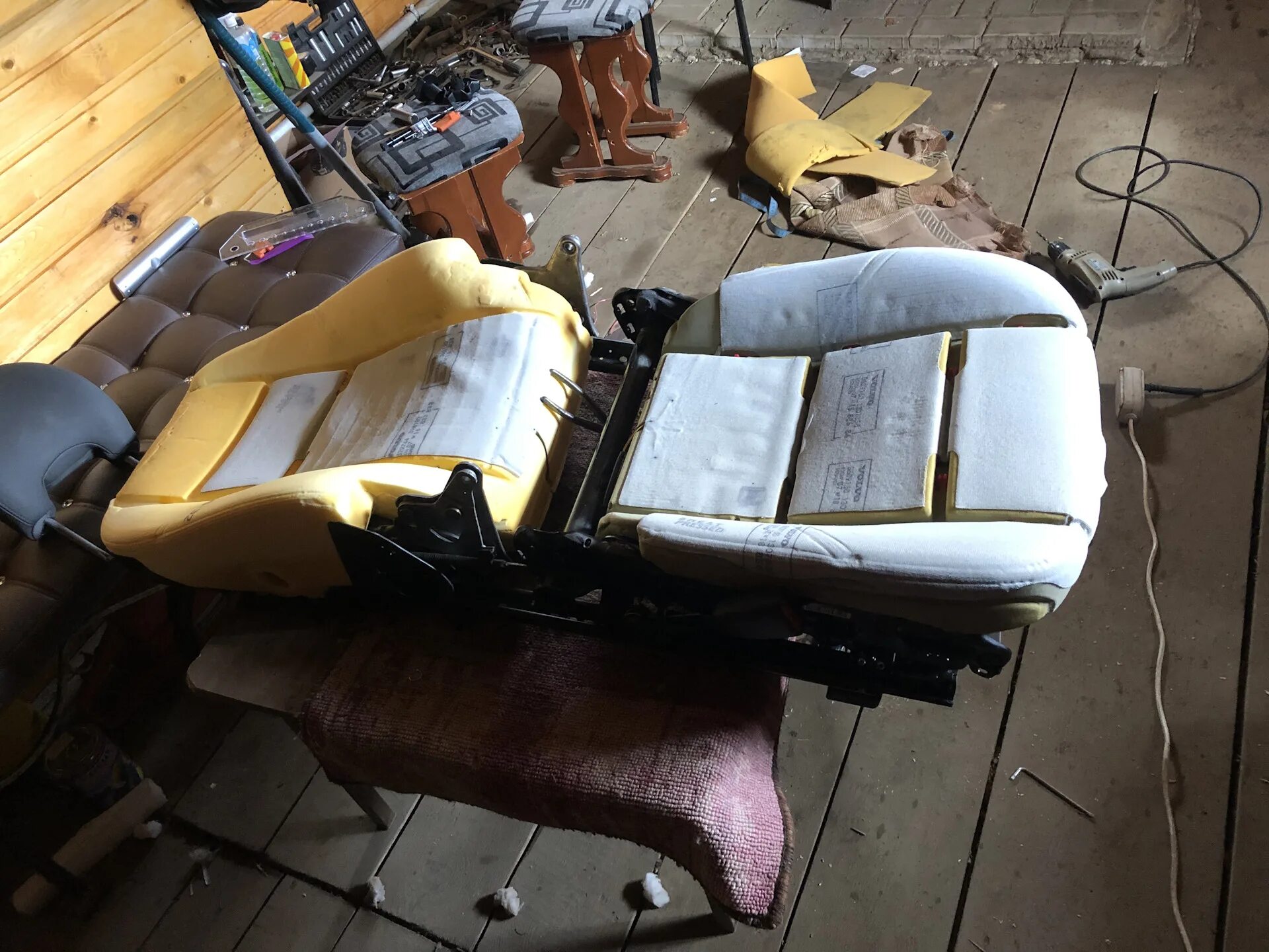 Ремонт водительского сидения - Toyota Camry Prominent (V20), 2 л, 1991 года свои