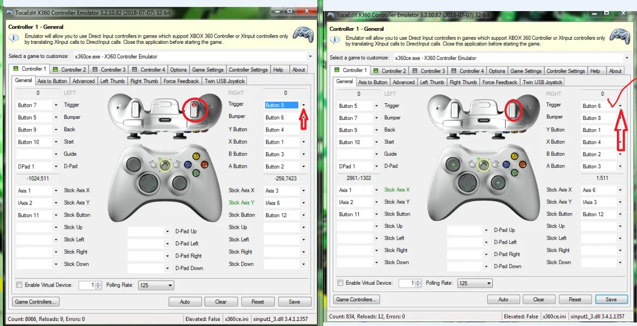 Эмулятор джойстика xbox для pc. Xbox 360 Controller Emulator. Джойстик Xbox 360 симулятор. X360ce • эмулятор контроллера Xbox 360. Xbox 360 Controller Emulator (x360ce) 3.2.9.82.