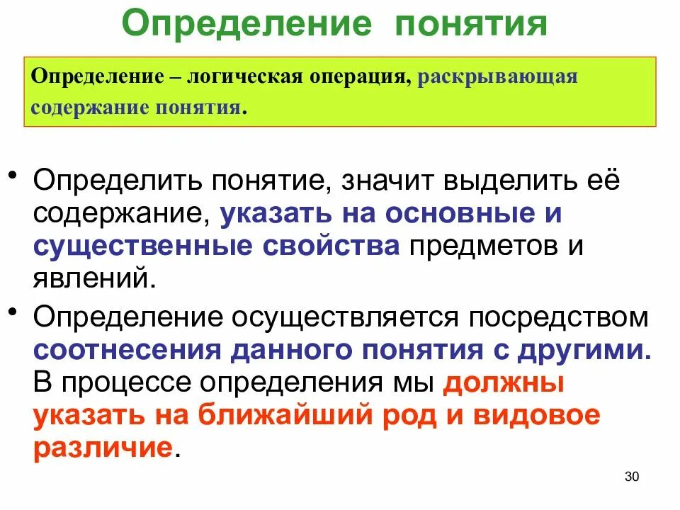 Термин конкретных