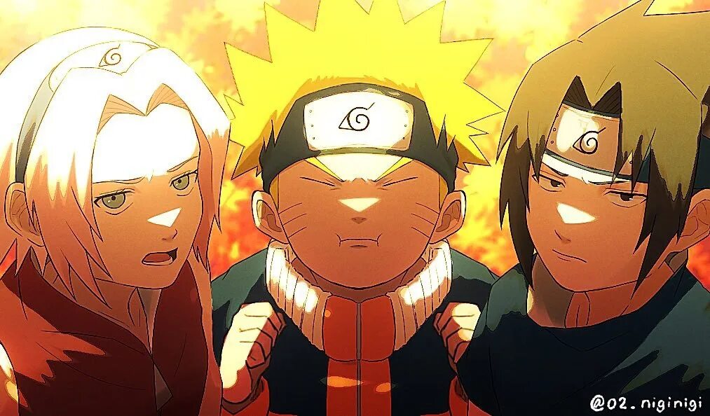 Команда 7 от студия пьеррот. Naruto remake. Ремейк наруто. Серая фото из аниме наруто. Ремейк наруто.