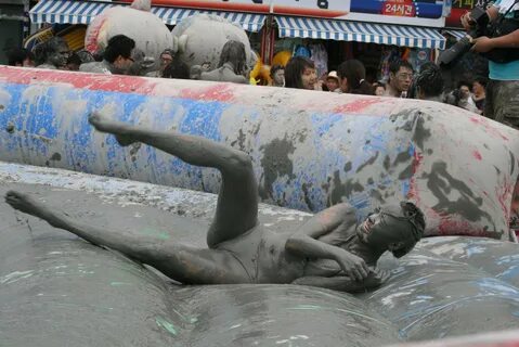 water, Asian, beach, mud, bikini, Korean, dirty, cameltoe, 2008, leisure, g...