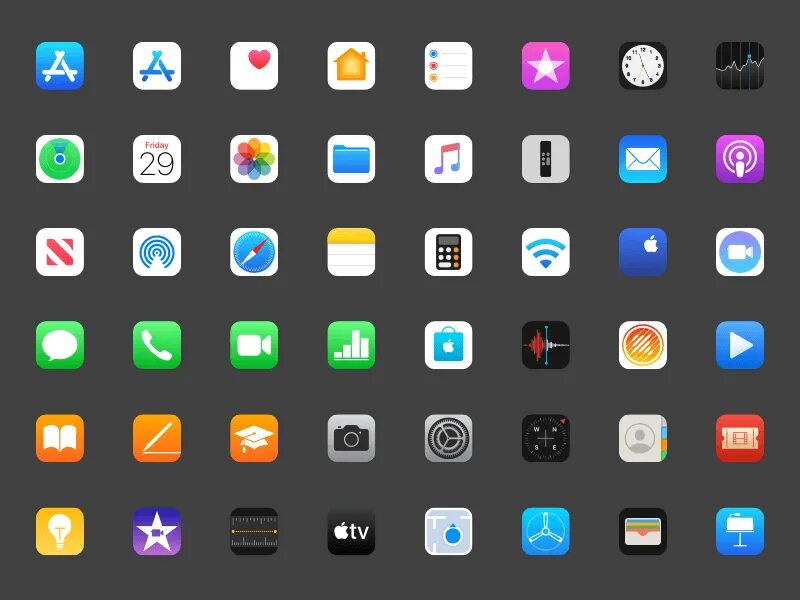 Значки айфона 13. Иконки приложений Эппл айфона. Иконки айфон иос 17. Иконки для приложений айфон IOS 14. Красивые иконки для приложений.