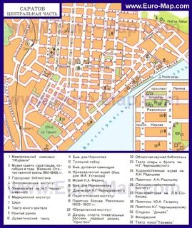 Гостиницы саратова на карте