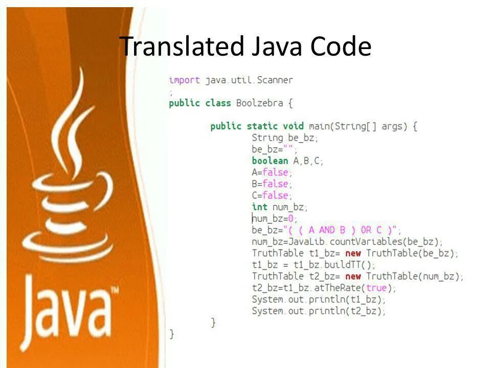 Java перевод