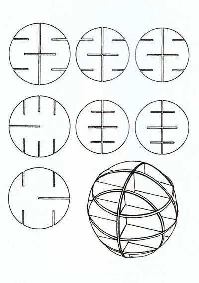 Как склеить шар из бумаги схема Pin on panto Paper cutting patterns, Paper globe, Templates