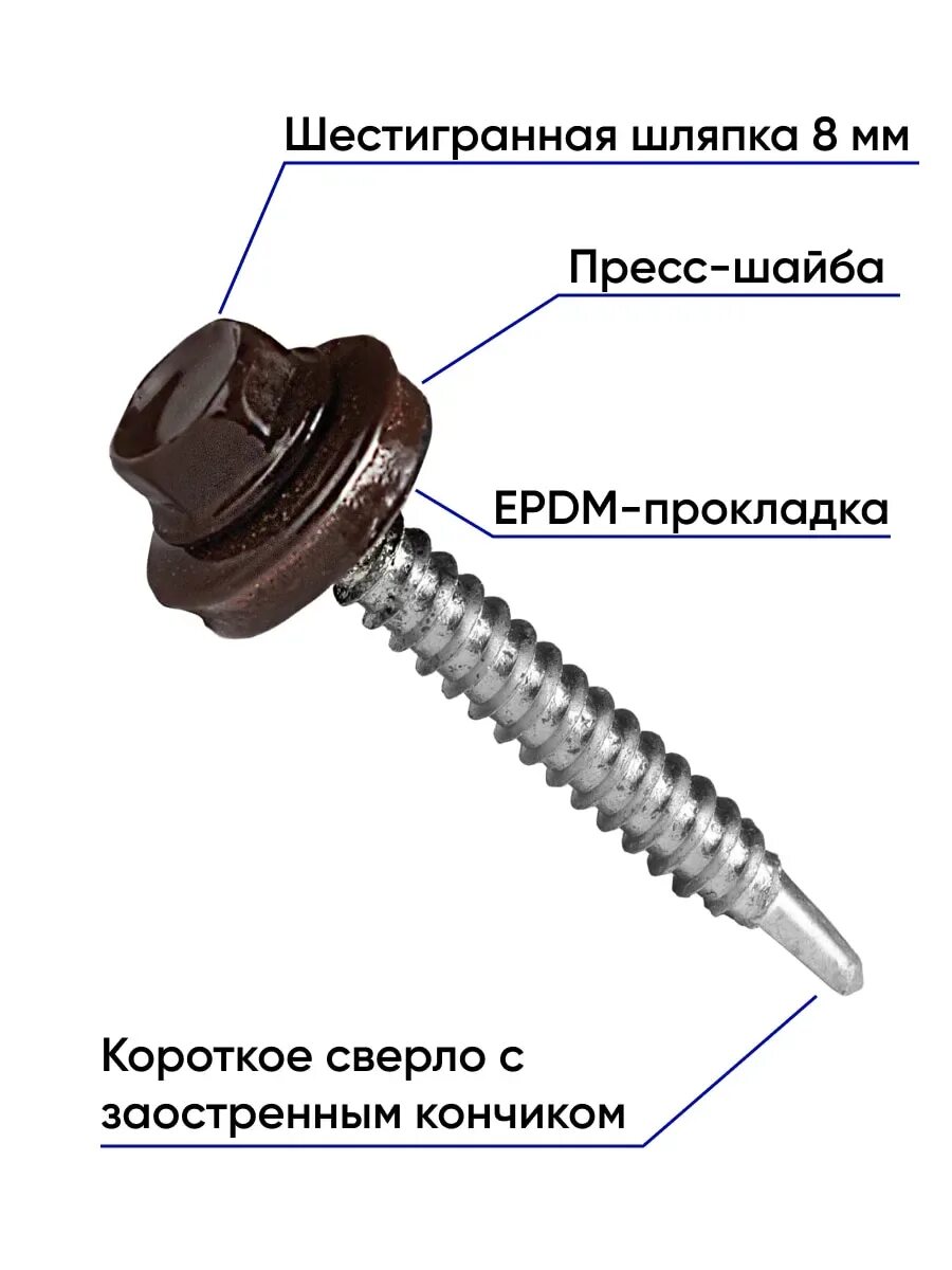 Саморез кровельный со сверлом размеры. Саморез кровельный со сверлом размеры