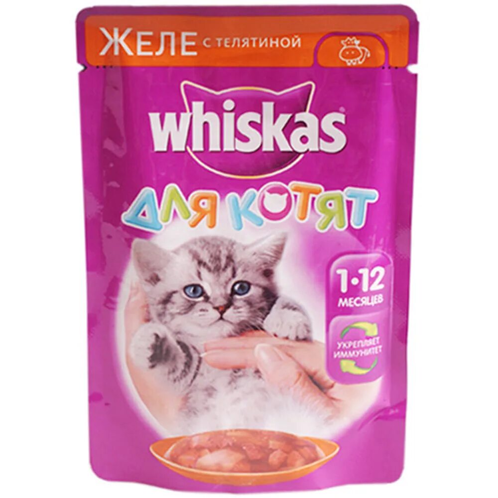 Корм д/котят Whiskas рагу кур 85г пауч. Вискас паучи д/котят желе с телятиной 85 гр.. Корм Whiskas желе курица, 85г. Корм Whiskas рагу 85г. Жидкий корм для кошек купить