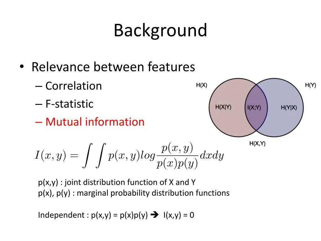 Relevance презентация. Joint distribution формула. Marginal distribution function = 1. Mutual information пример.