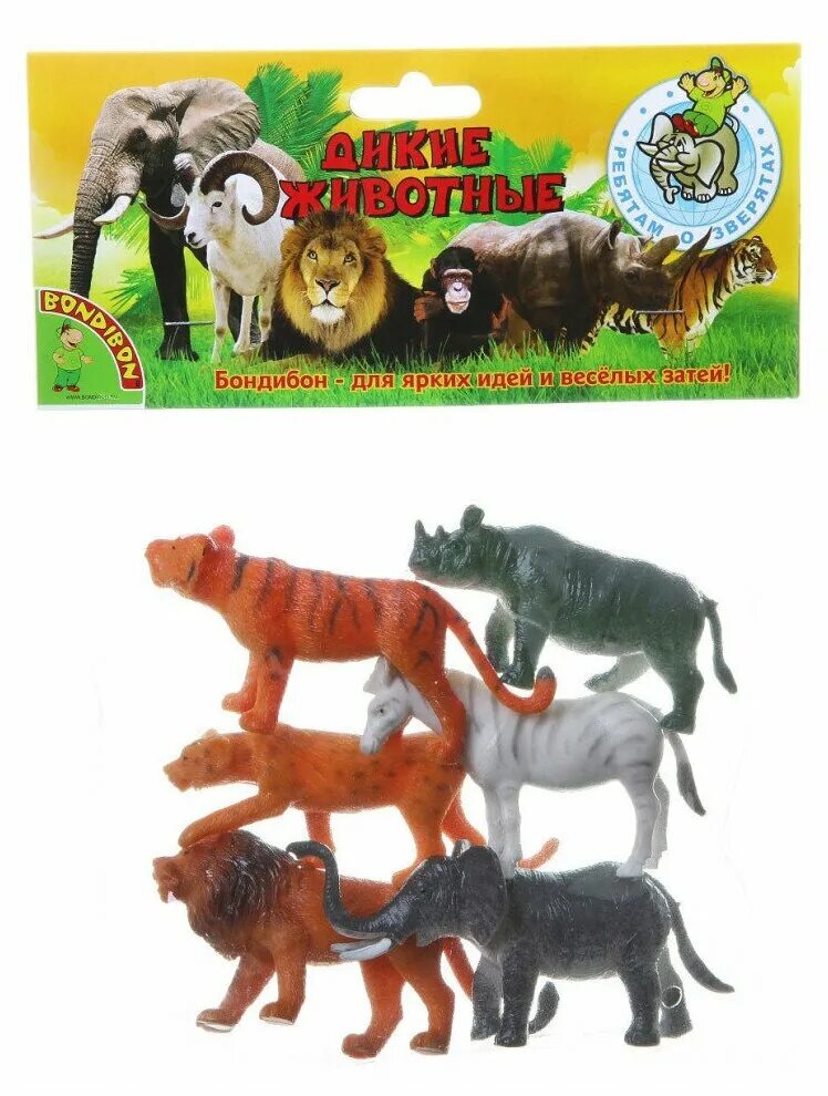 Ребятам о животных. Ребятам о животных. Ребята и зверята. Набор животных "ребятам о зверятах. Дикие/домашние", бондибон.