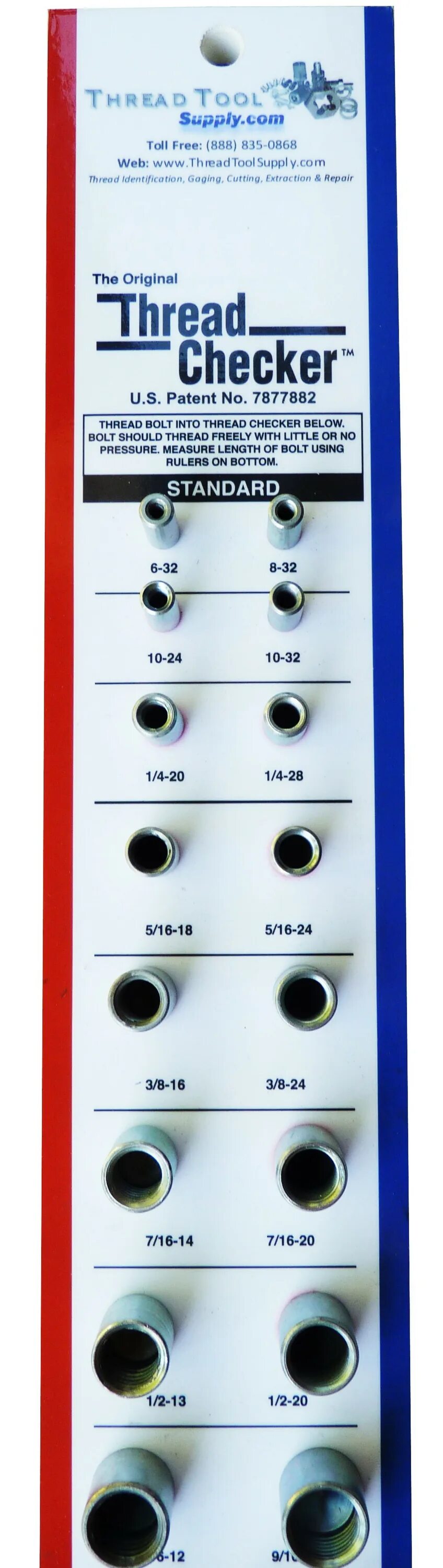 Turn-Screw which checks Voltage. Checking thread