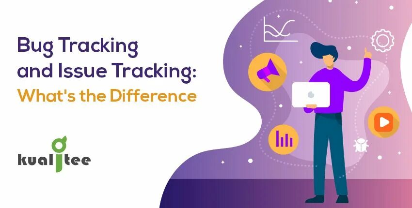 Issues tracking. Bug tracking. bug tracking system logo. bug in bug tracker. issue.