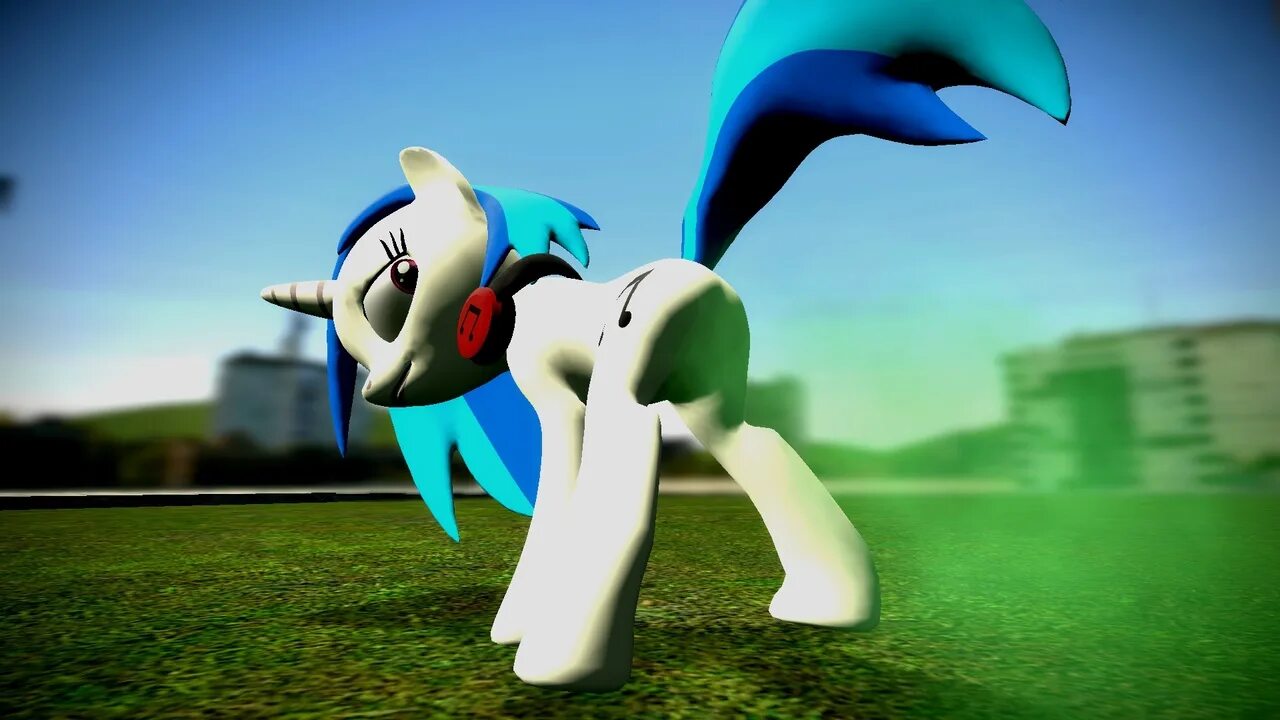 SFM DJ Pon 3. Pony SFM pon3. Pon-3. Диджей пони.