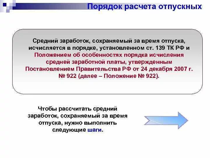 Расчет среднего для оплаты отпуска. Порядок начисления среднего заработка. Порядок расчета средней заработной платы. Порядок расчета отпускных. Учет и расчет отпускных.