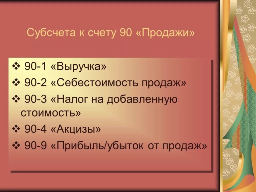 Субсчета 90 счета. Субсчета 20 счета бухгалтерского. Счет 90 субсчет себестоимость продаж. Счет 20 субсчет 1.