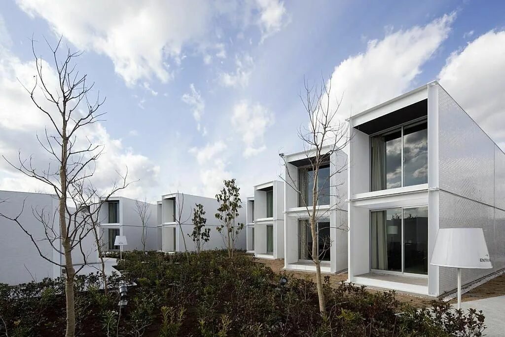 Отель из контейнеров Bayside Marina Hotel в Йокогаме Container architecture, Con