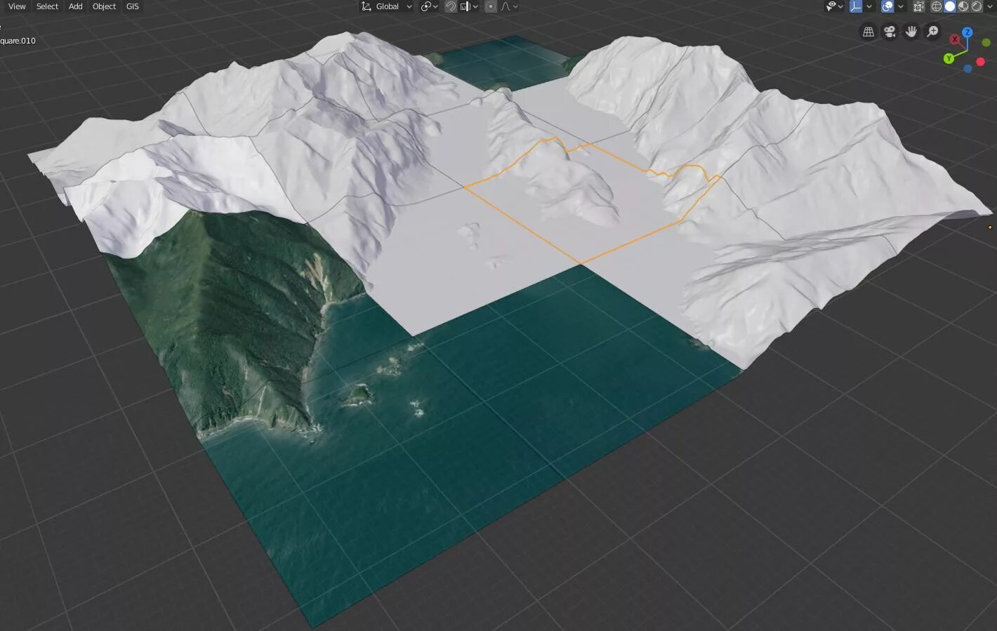 Terrain mesh