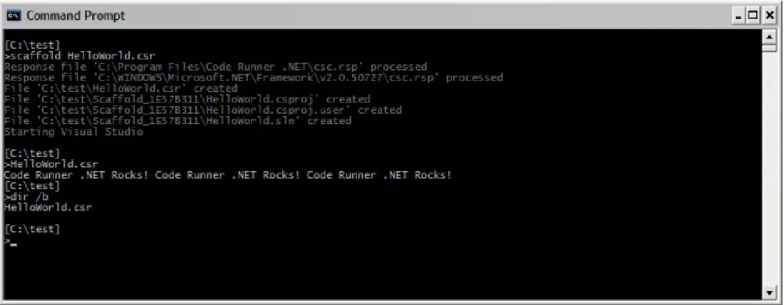 Code runner