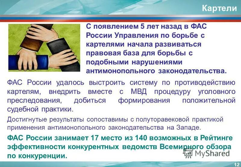 борьба с картелями. картель фас. борьба с картелями. статья 178 - ограничение конкуренции.