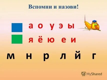 Слоги с буквой п