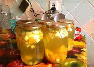 Компот из кабачков с соком