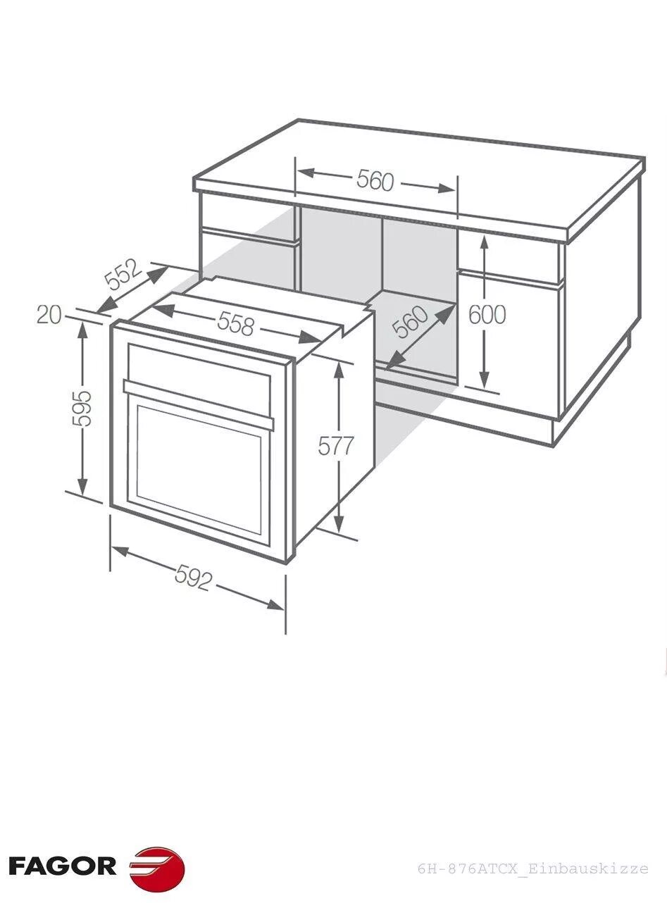 Глубина встраиваемой духовки. Электрический духовой шкаф Fagor 6h-760 BX. Электрический духовой шкаф Fagor 6h-196 ab. Электрический духовой шкаф Fagor 6h-865bx. Электрический духовой шкаф Fagor 6h-800 ATCX.