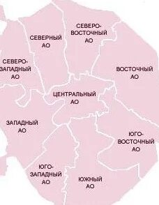 Москва юг запад восток