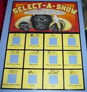 Shows selector