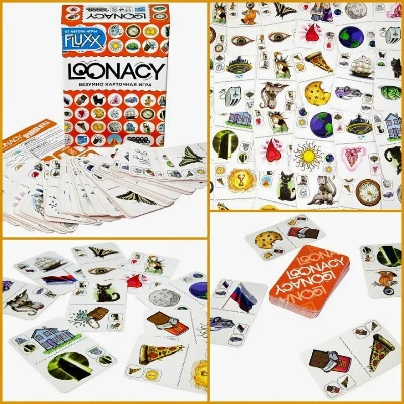 Настольная игра: Loonacy, арт. 1339. Настольная игра "Loonacy". Карточная игра Hobby World Loonacy. Лунаси игра купить. Коврик лунаси