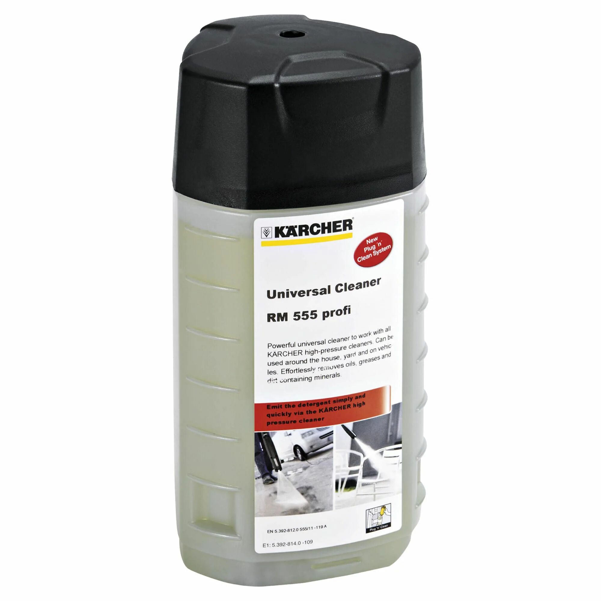 Средство для мытья karcher. Универсальное чистящее средство karcher rm 555 5 л. шампунь автомобильный karcher rm 629. karcher plug n clean контейнер. система подачи чистящего средства plug n clean керхер.