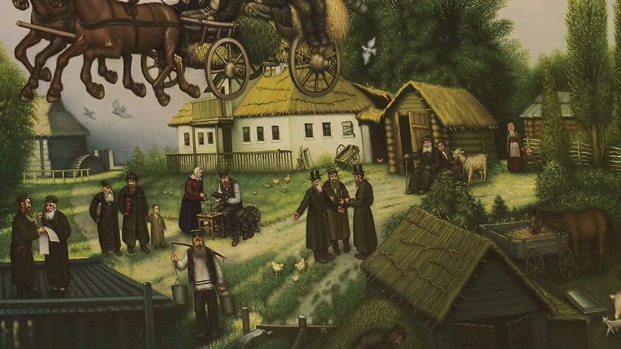 1 местечко. Штетл художник. штетл еврейское местечко. местечки в живописи. еврейское местечко картина.