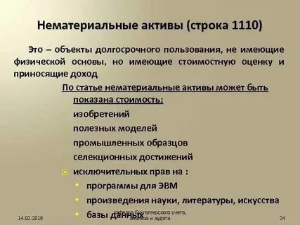 Материальные поисковые активы в балансе это