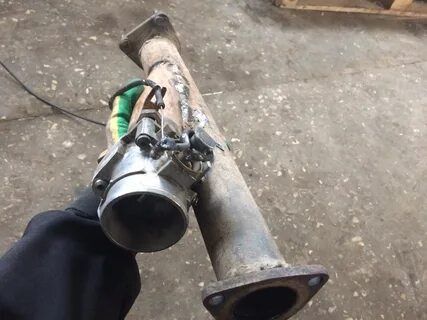 Заслонка на выхлоп