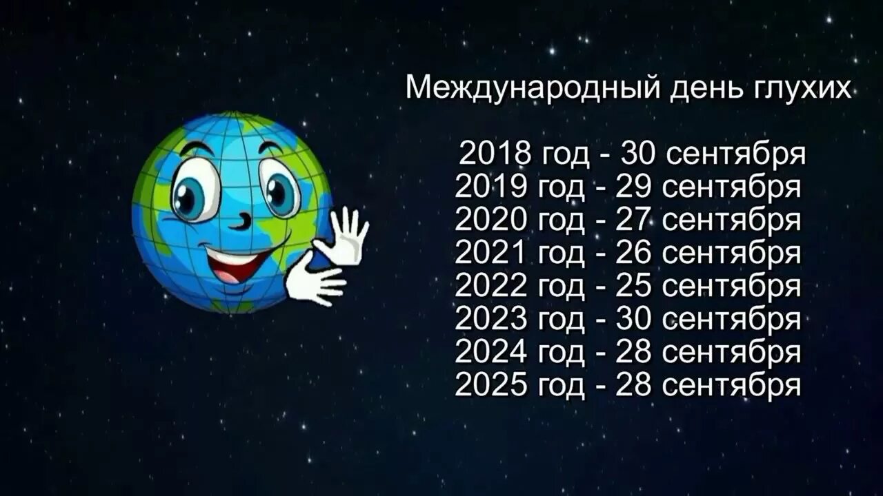 Международная неделя глухих. День глухих. Международный день глухонемых. Международный день глухих 2022 год.