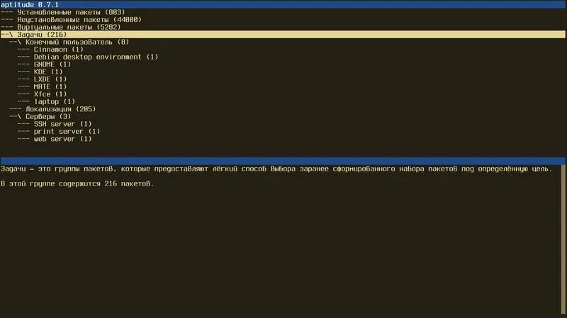 Cpp 6. Aptitude Linux. Менеджер пакетов Debian. Установка пакетов Debian. Aptitude обновление программных пакетов.