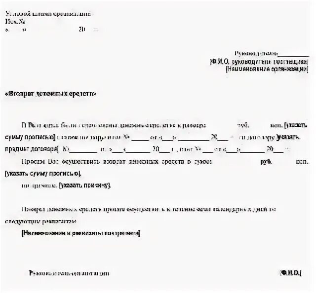 Прошу вернуть денежные средства перечисленные. Письмо о возврате денежных средств на расчетный счет. Письмо о возврате аванса. Письмо о возврате средств за непоставленный товар. Письмо о возврате ошибочно перечисленных денежных средств.