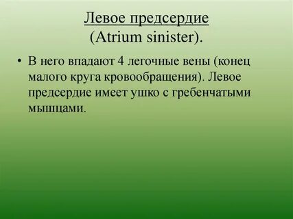 Малым конец