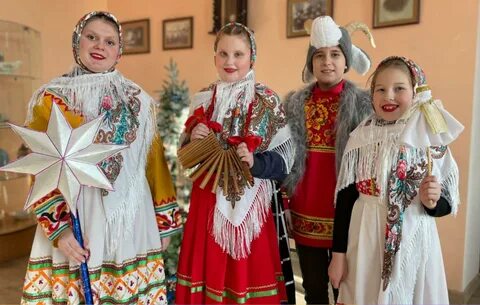Костюм для колядок для девочки