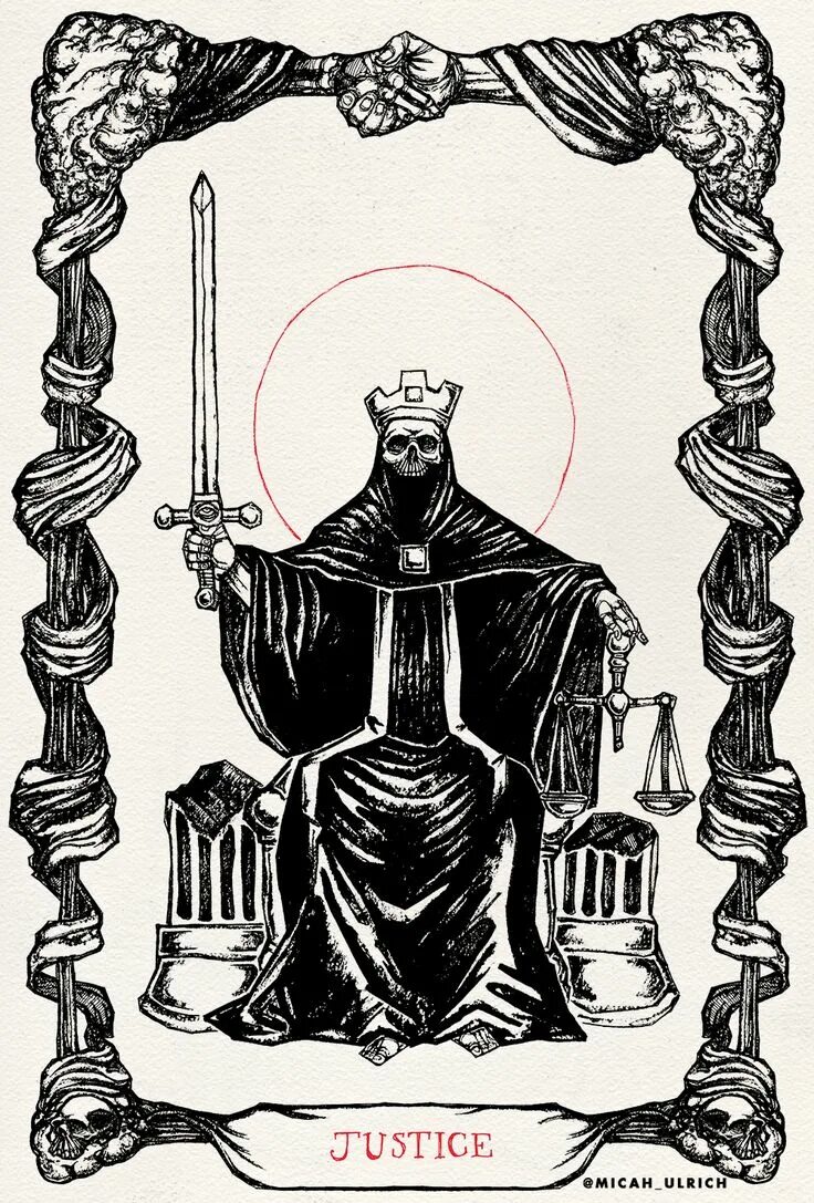 Предатель таро. Таро justice art. таро micah ulrich. справедливость таро тату. карты таро тату.