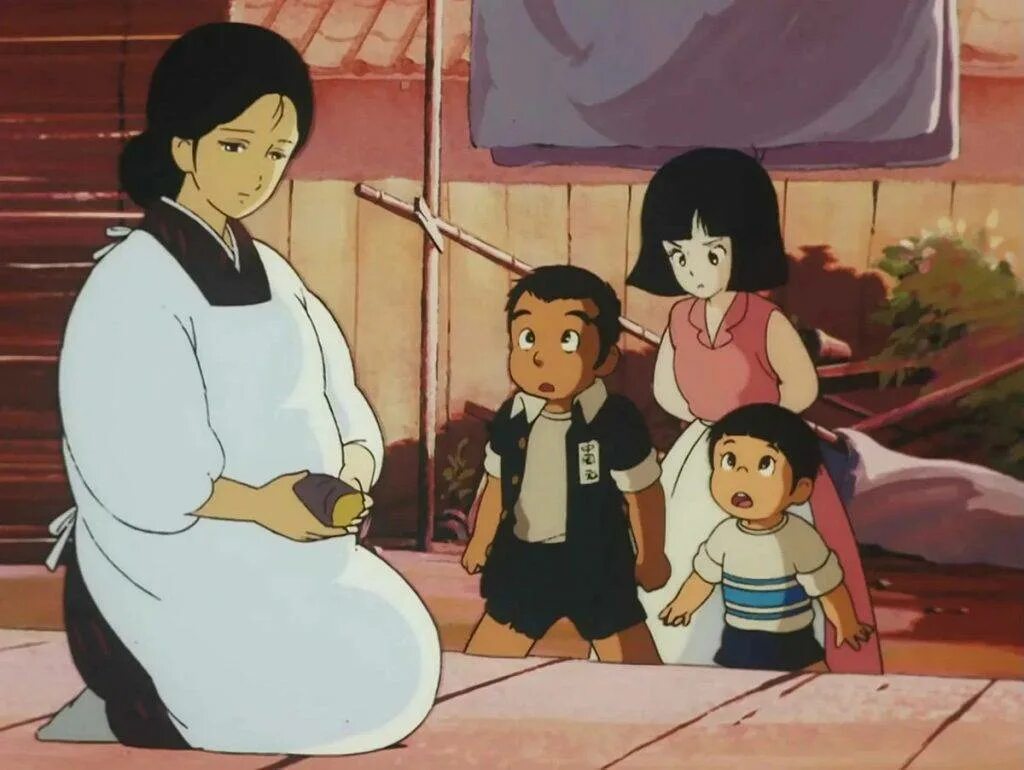 Старая японская мама. Босоногий Гэн 1983. Босоногий Гэн Хиросима.