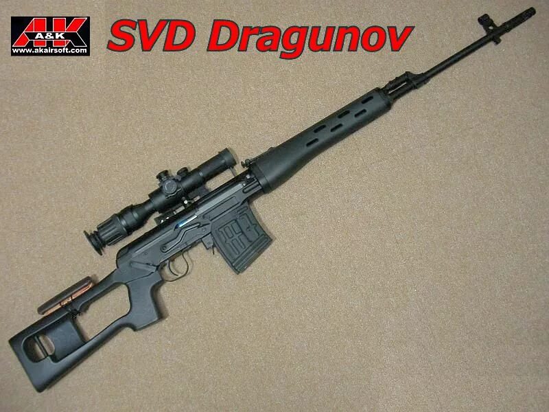 SVD Dragunov. SVD 200. СВД десантная. СВД A&K.