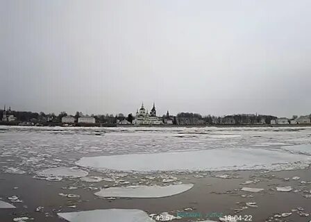 Ледоход в великом устюге