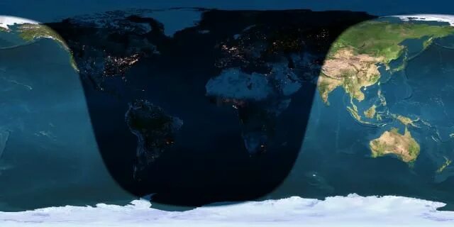 Half of the day is. Earth texture half Night half Day.