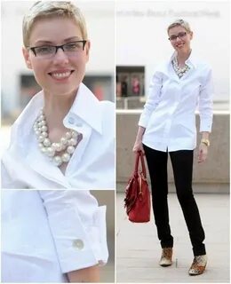 Какие блузки одевать белым