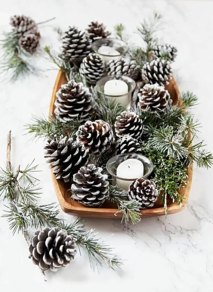 There are many ways you can decorate pine cones to add to your holiday decor. Th