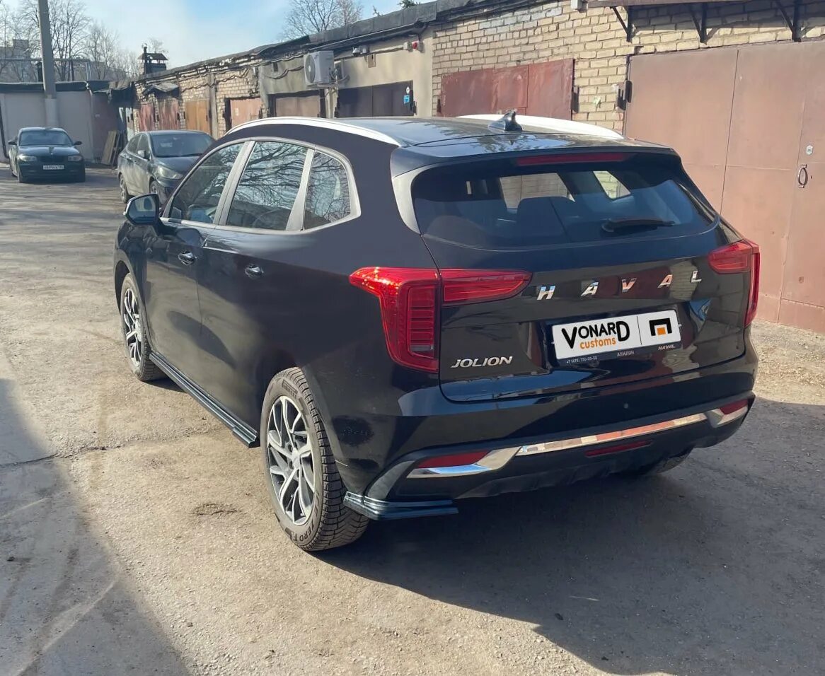 Накладки на пороги - Haval H6 (1G), 1,5 л, 2019 года аксессуары DRIVE2